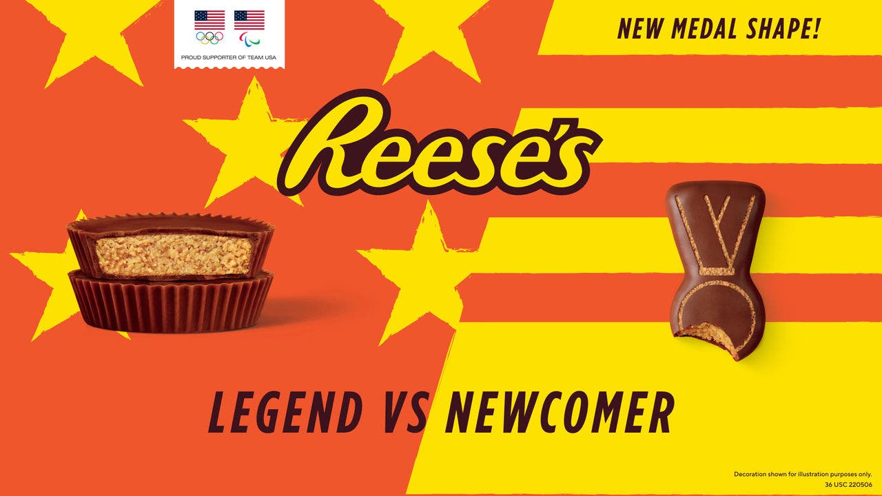 reeses peanut butter cups vs medals
